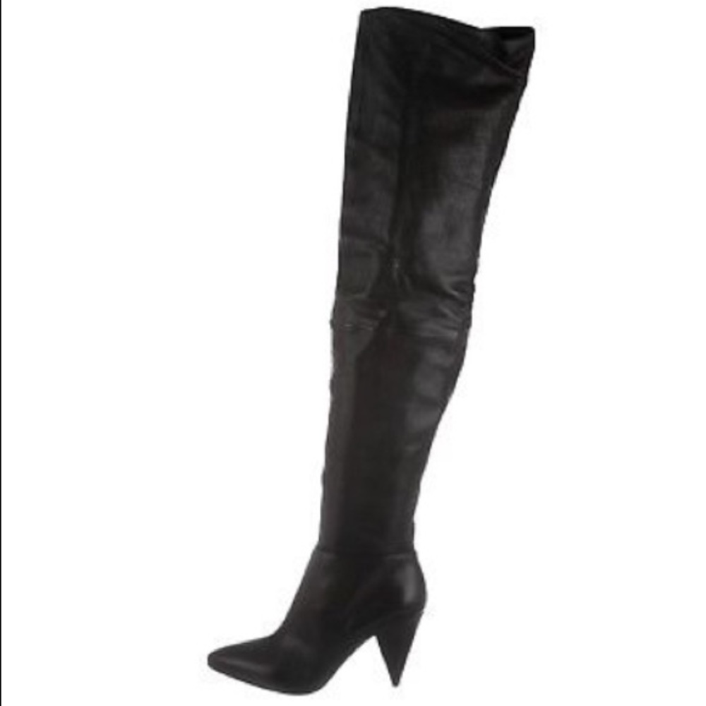 Loeffler Randall Marilyn thigh high leather boots